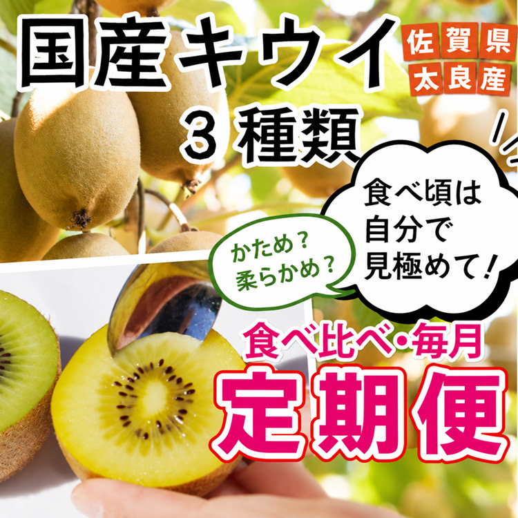 キウイ3種類
