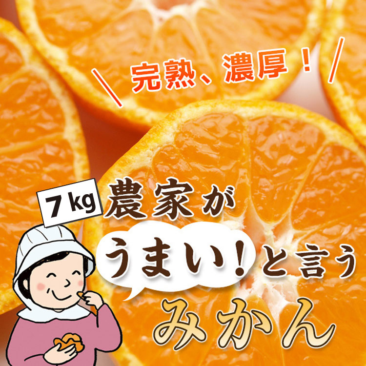 農家がうまいというみかん